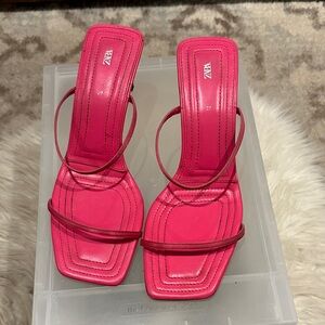 Zara Women's Vibrant Pink Heels